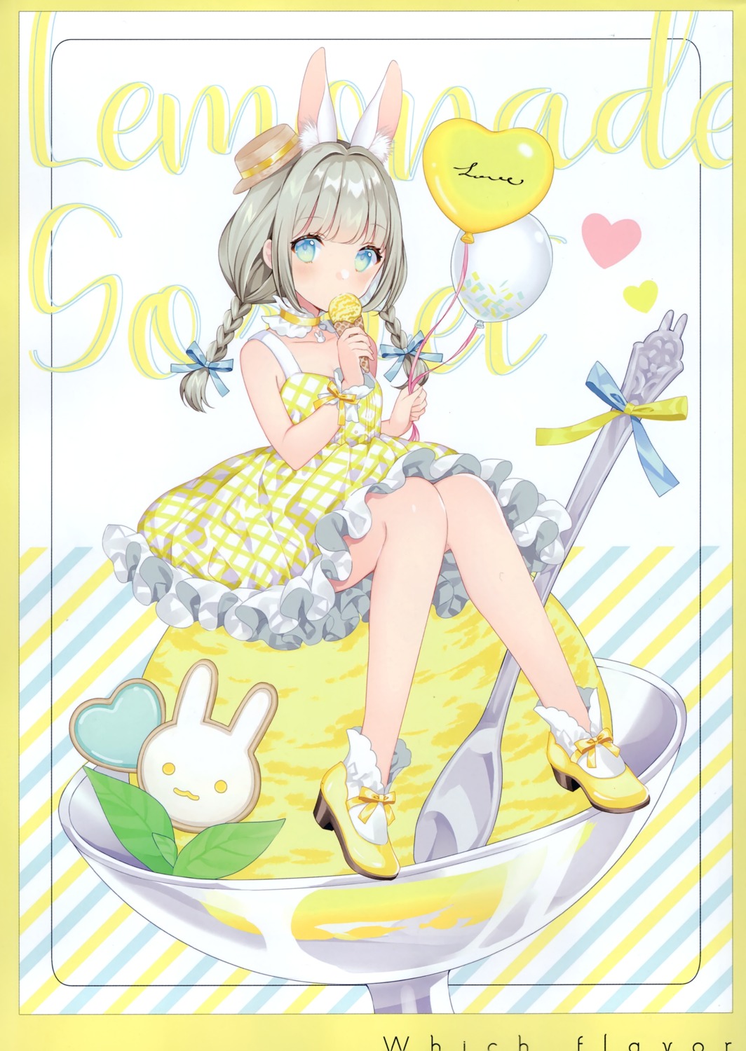 animal_ears dress w.label wasabi_(sekai)