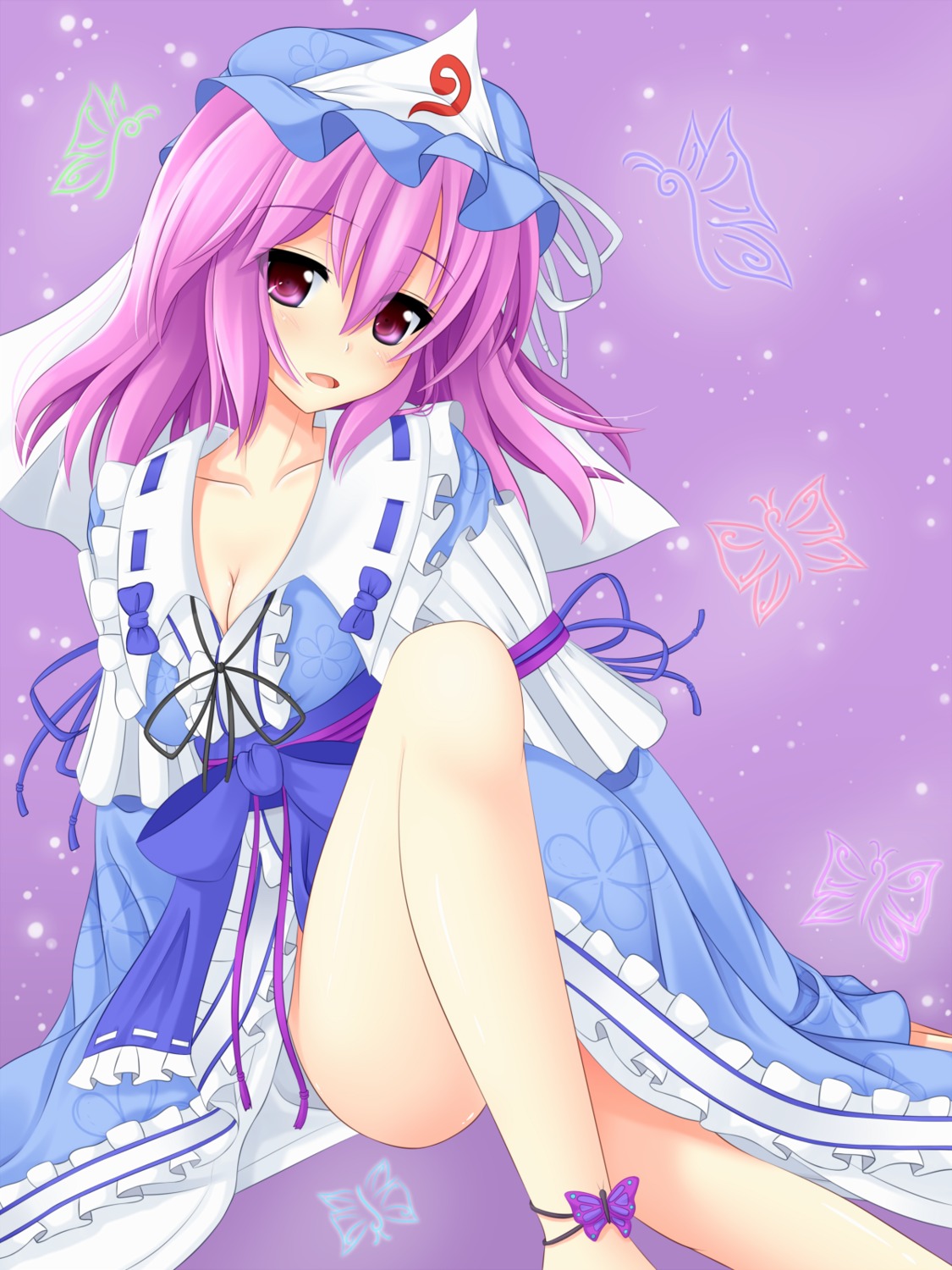 cleavage masiroke saigyouji_yuyuko touhou