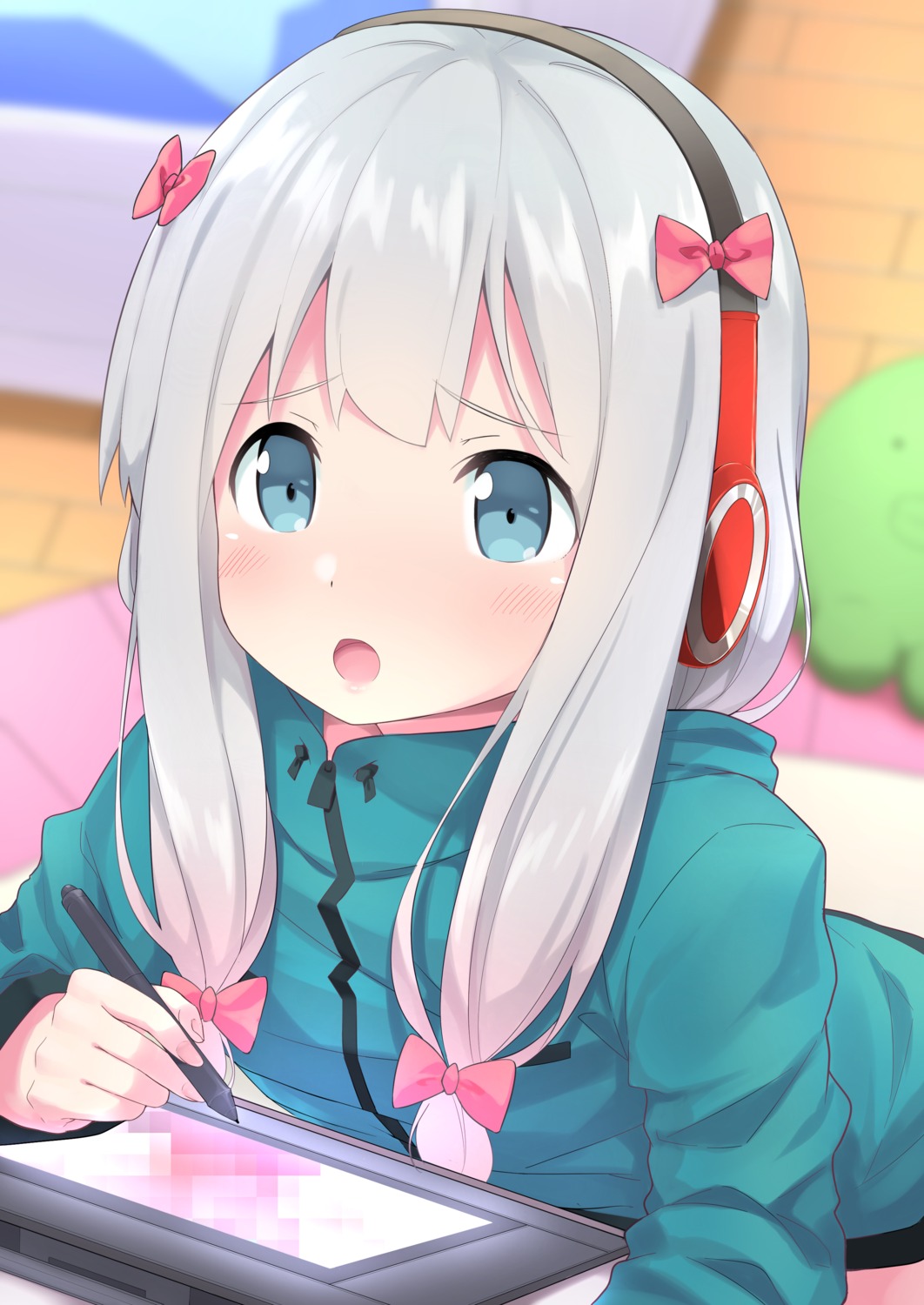 censored eromanga-sensei go-1 headphones izumi_sagiri