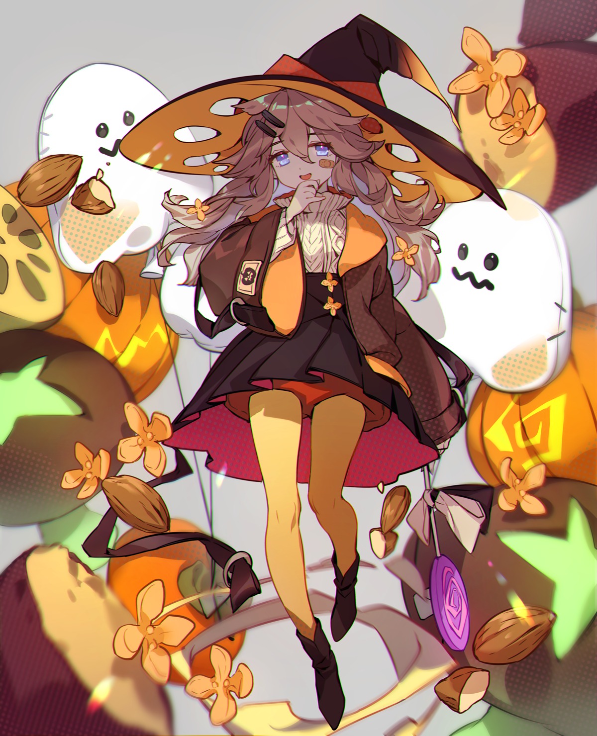 halloween lee_hyeseung pantyhose sweater witch