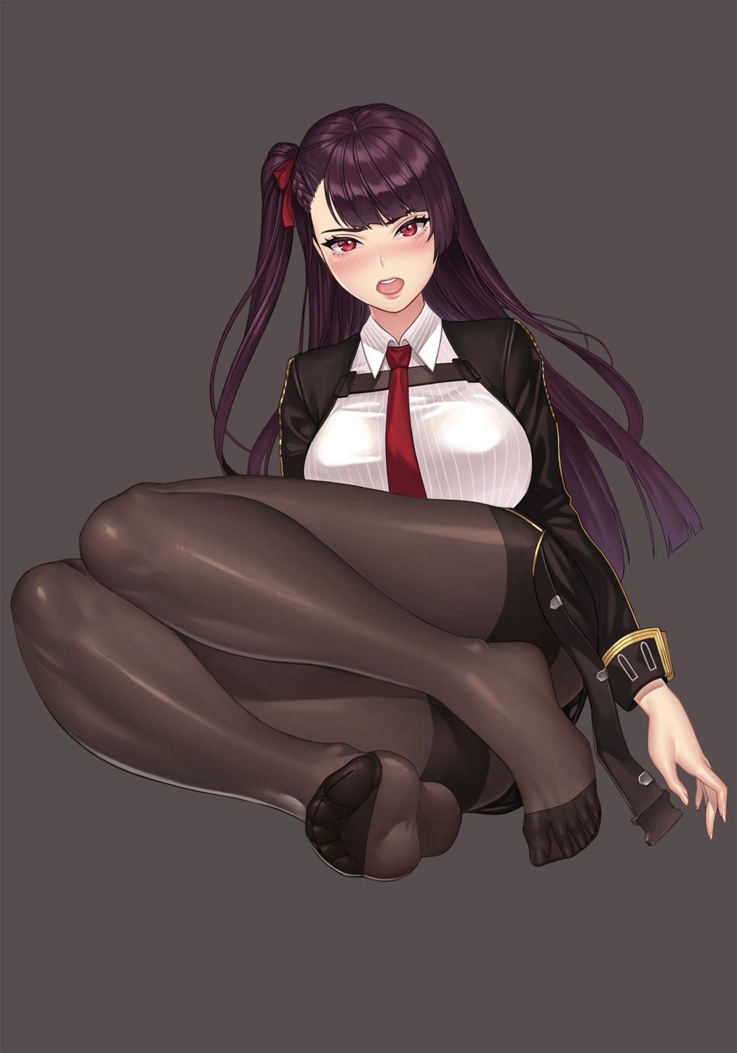 feet girls_frontline karmiel pantyhose wa2000_(girls_frontline)