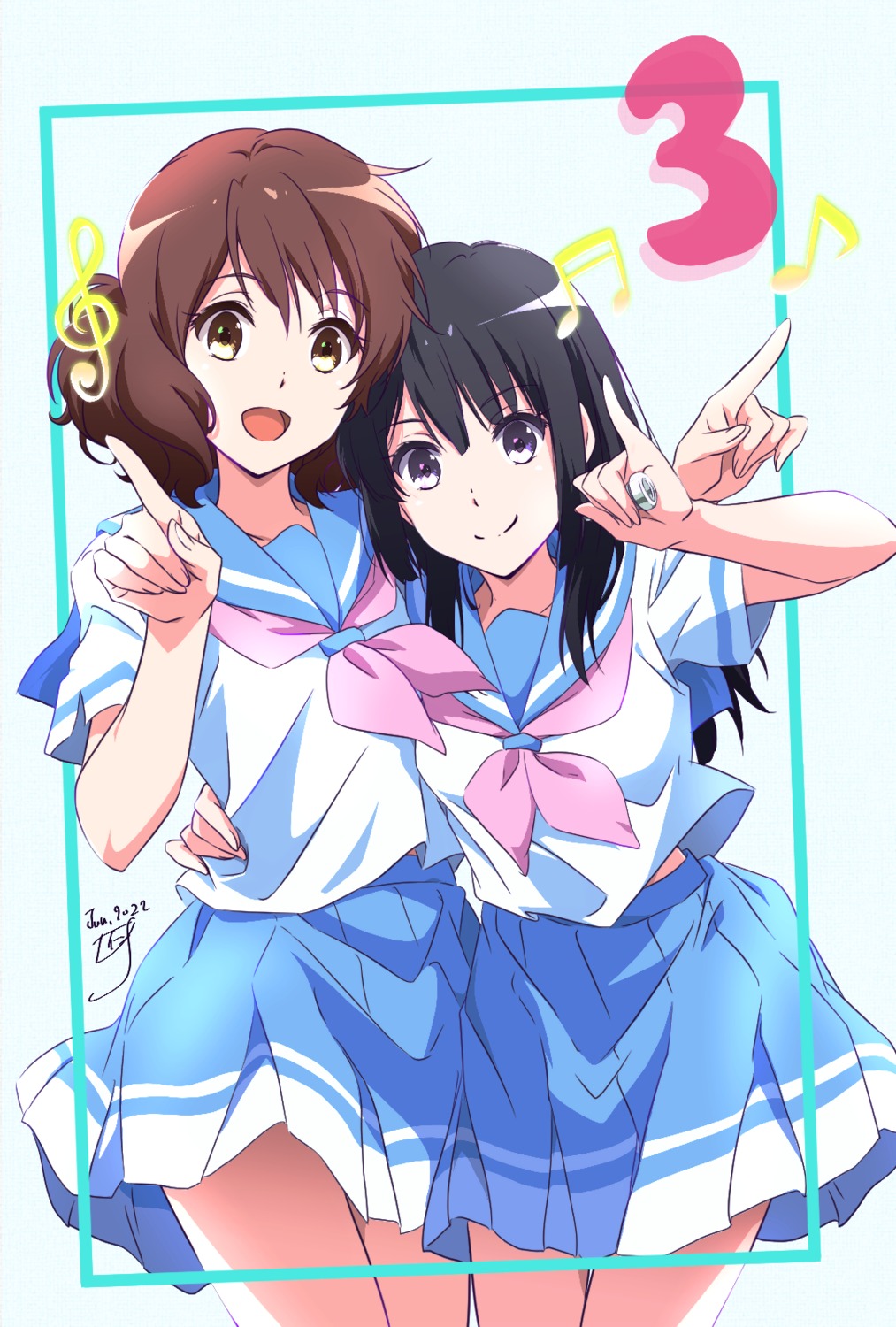 hibike!_euphonium kousaka_reina nii_manabu oumae_kumiko seifuku