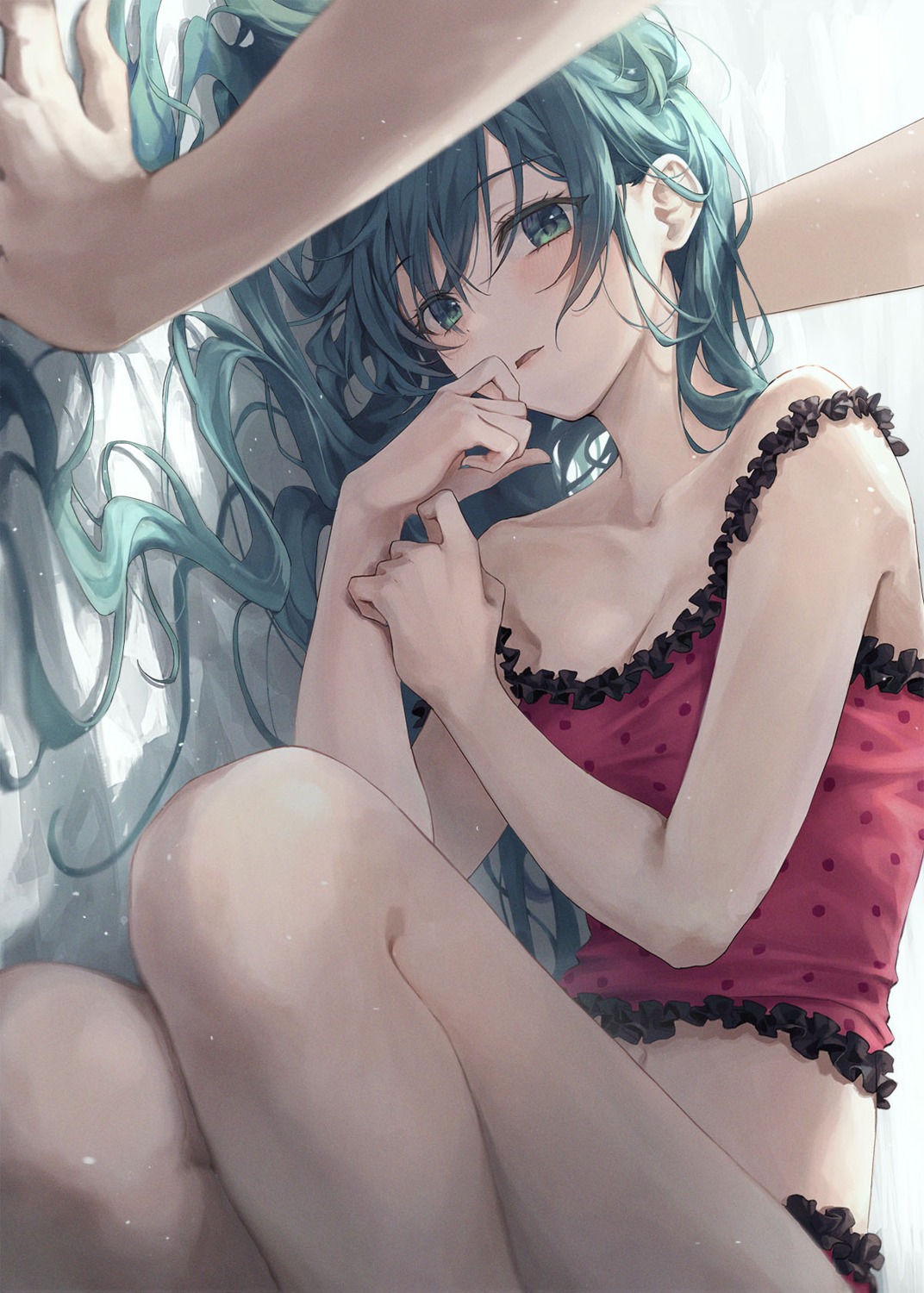 cleavage hatsune_miku lingerie pantsu r_o_ha romeo_and_cinderella_(vocaloid) vocaloid