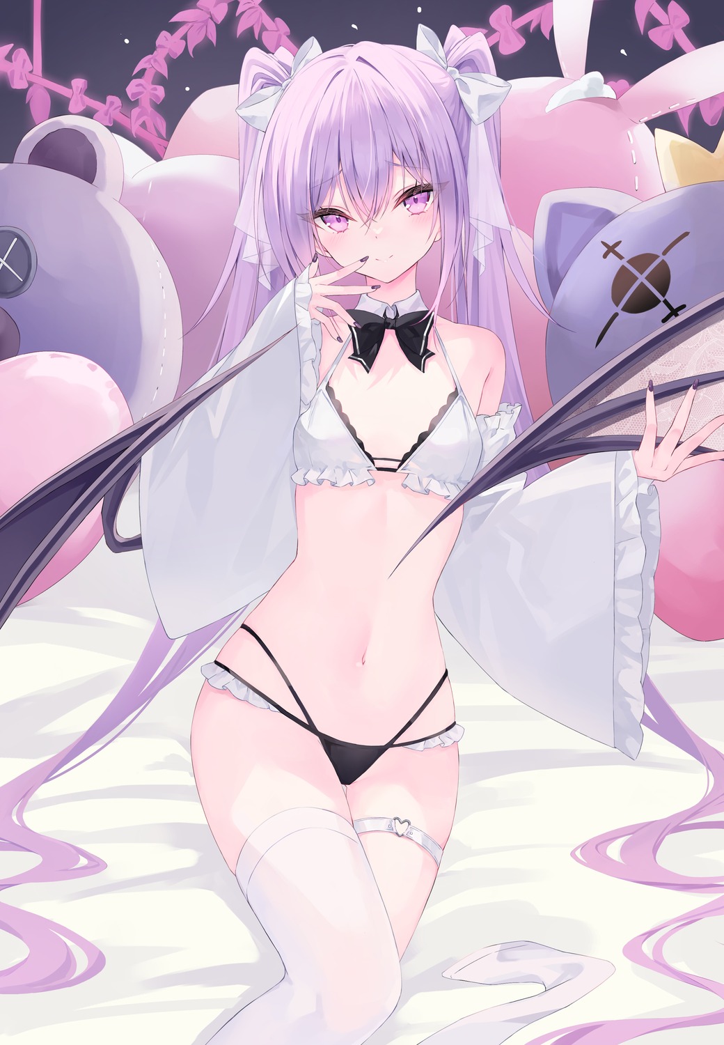 bra carneades eve_(rurudo) garter lisu pantsu thighhighs wings