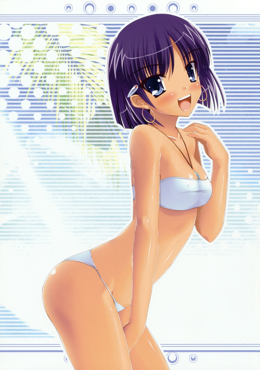 bikini cleavage erect_nipples nadia nadia_secret_of_blue_water swimsuits yuki_usagi