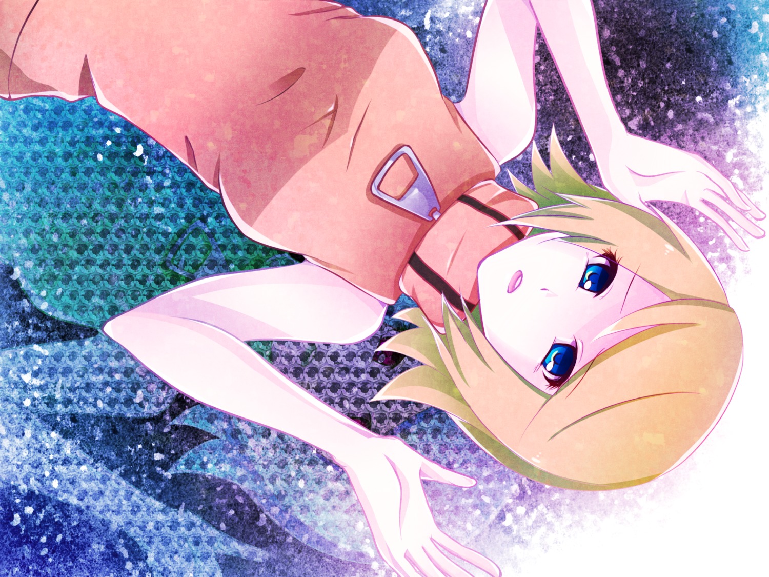 heki_kiri kagamine_rin vocaloid wallpaper