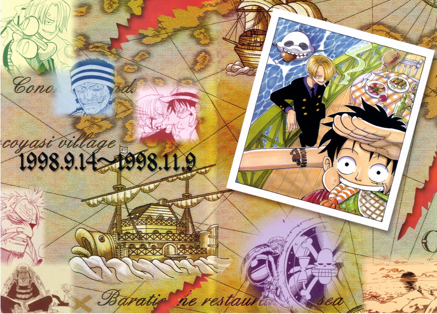 male monkey_d_luffy oda_eiichirou one_piece vinsmoke_sanji