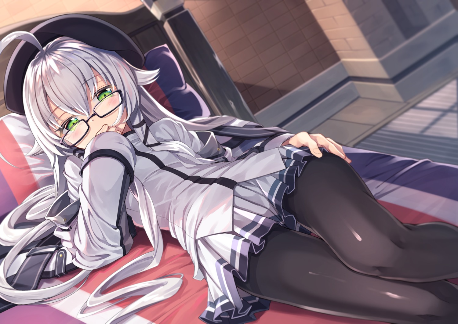 altina_orion eiyuu_densetsu eiyuu_densetsu:_sen_no_kiseki gurasion megane pantyhose seifuku