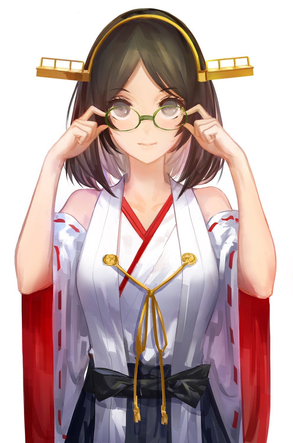 kantai_collection kincora kirishima_(kancolle) megane