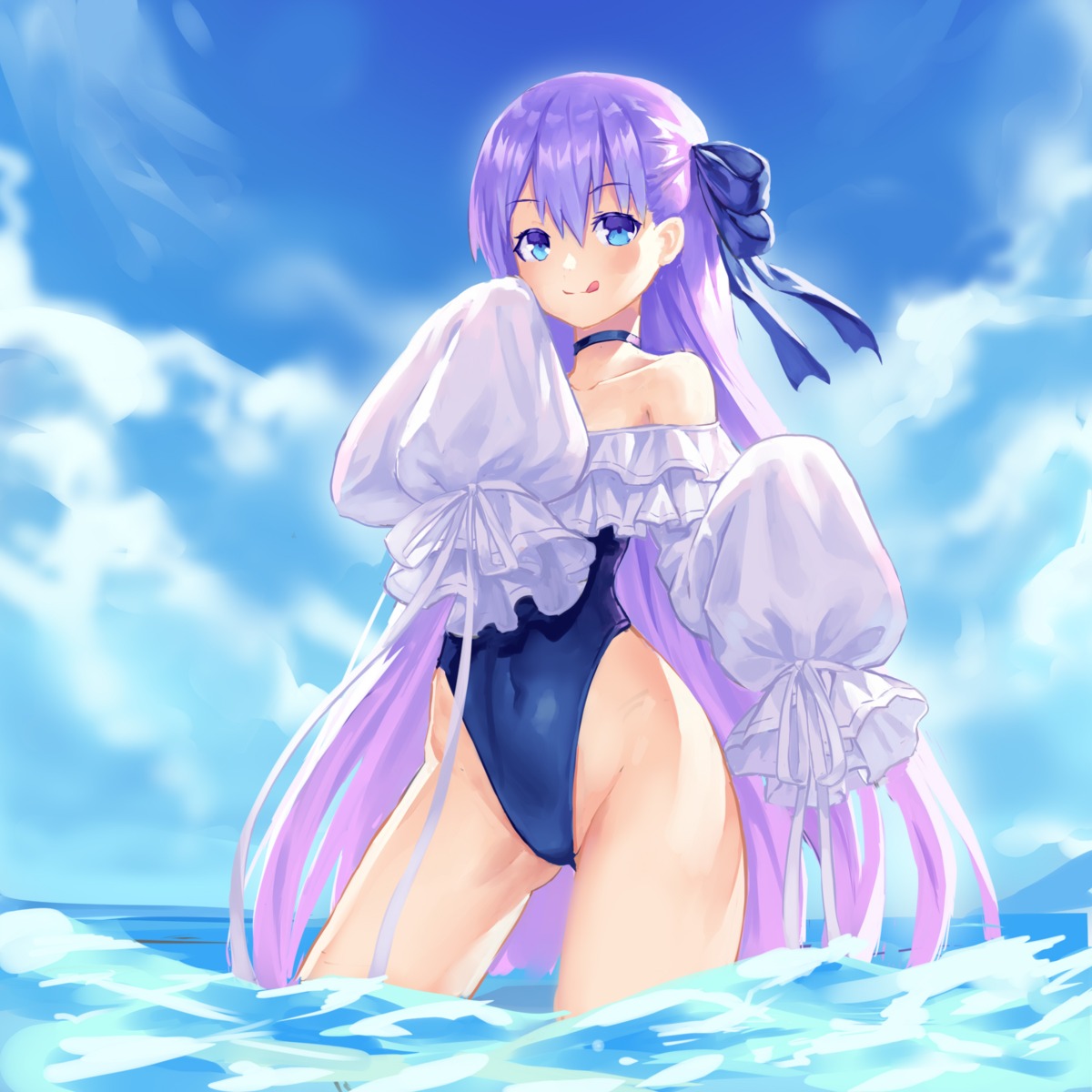 777_(pixiv16166828) fate/grand_order meltlilith swimsuits wet