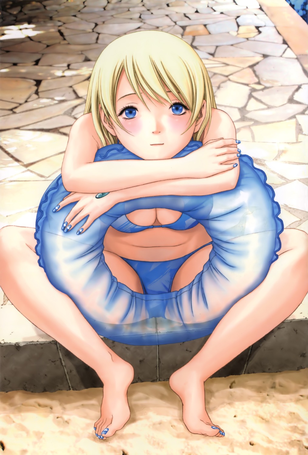 bikini btooom! cleavage himiko_(btooom!) inoue_junya swimsuits