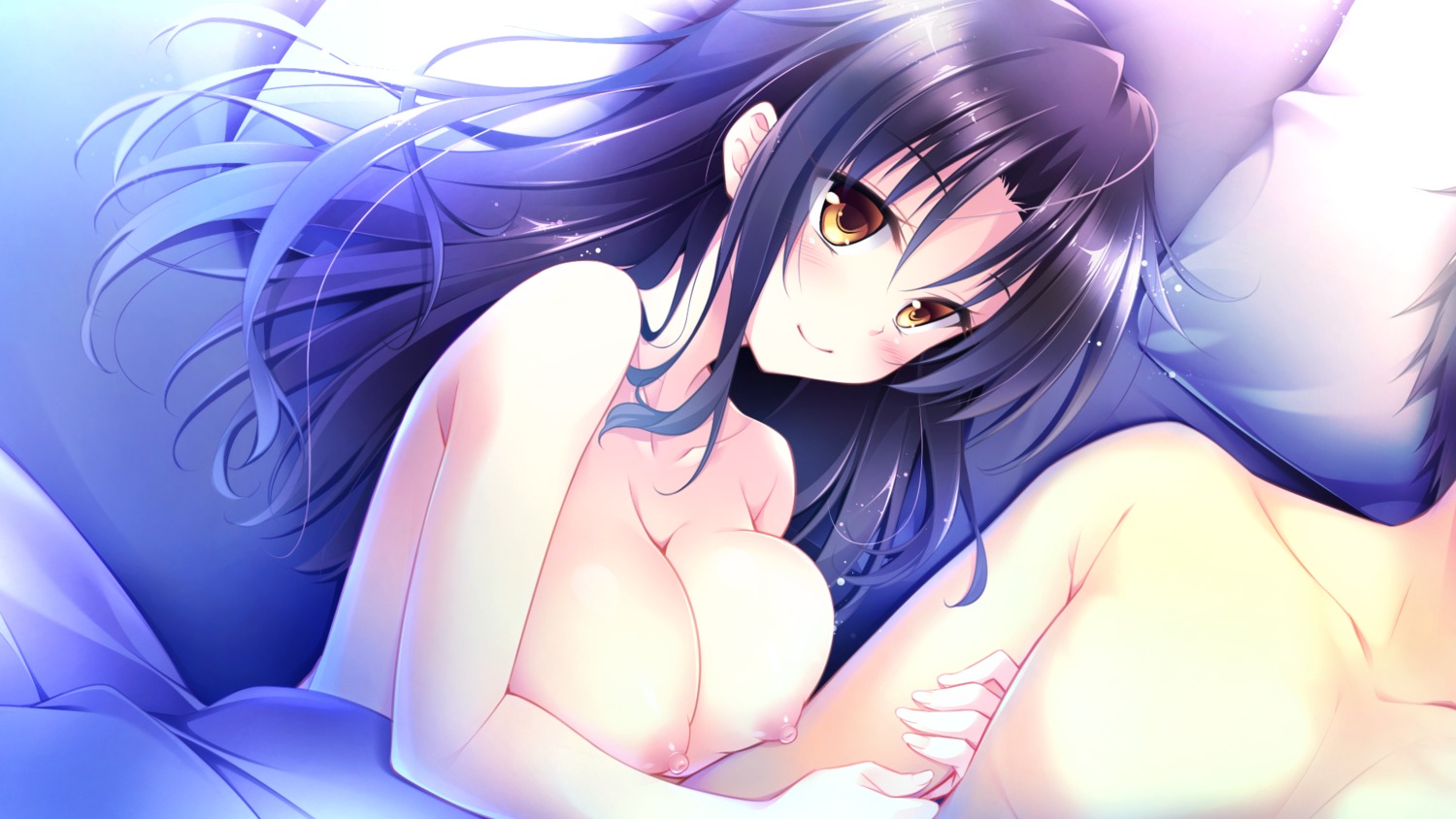 ensemble_(company) game_cg golden_marriage hayakawa_harui naked nipples shimakage_ruri