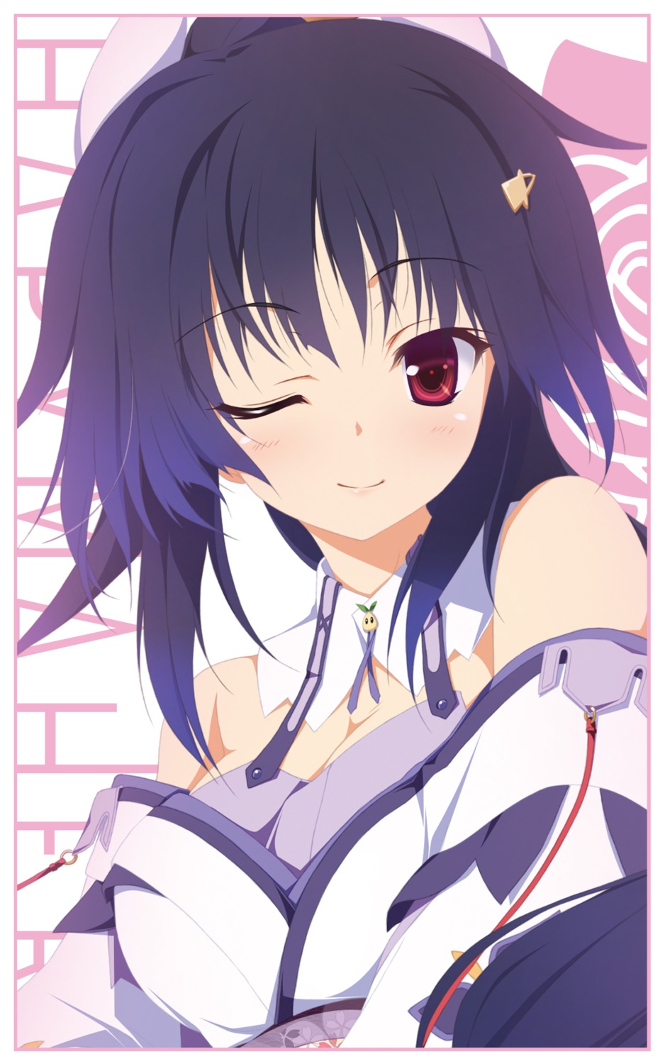 cleavage hapymaher hasuno_saki purple_software tsukimori_hiro