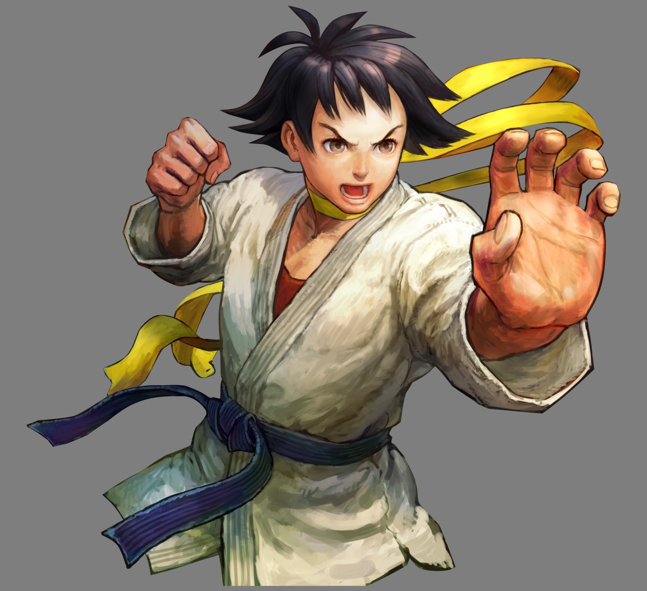 ikeno_daigo japanese_clothes makoto_(street_fighter) street_fighter street_fighter_iii transparent_png