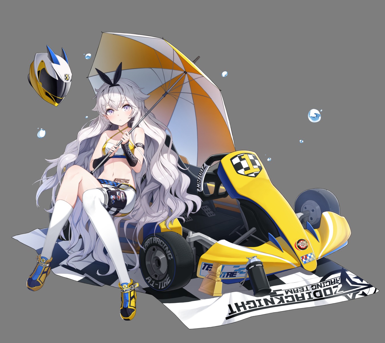 bikini_top cleavage counter:side garter swimsuits tattoo transparent_png umbrella