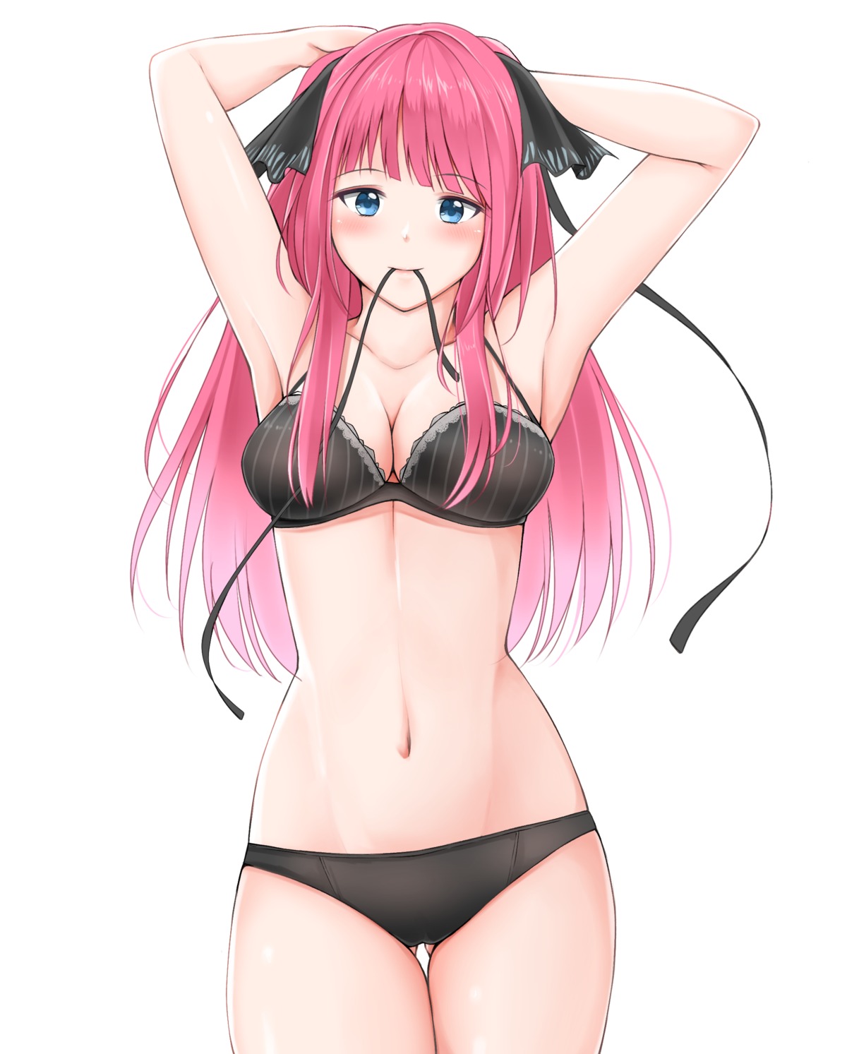 5-toubun_no_hanayome bra cleavage hatsanxp nakano_nino pantsu