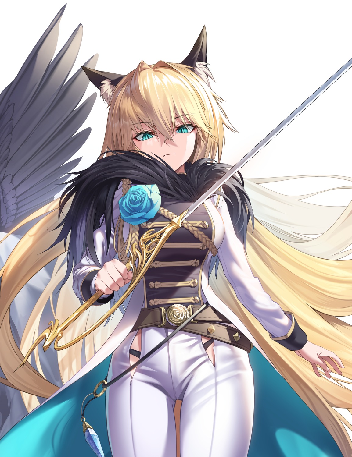 animal_ears luts pantsu sword uniform