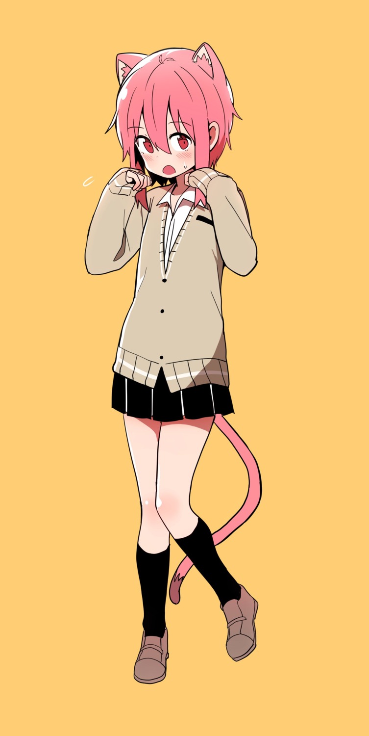 animal_ears klii00 seifuku sweater tail