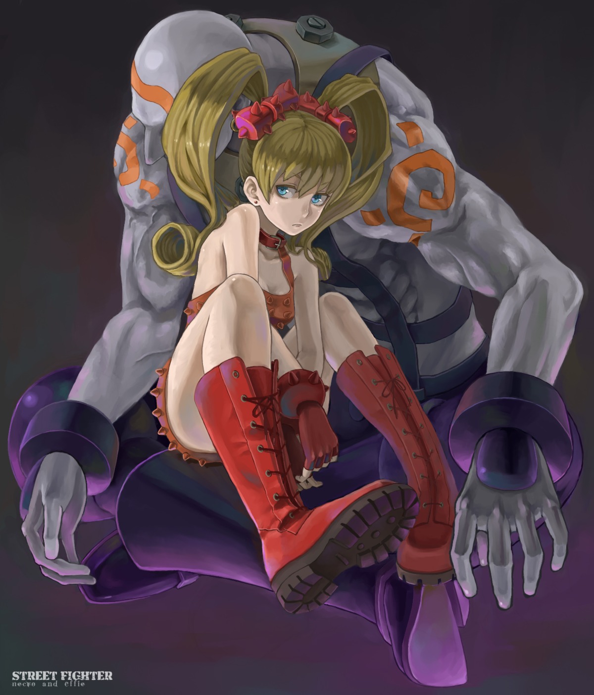 effie hagane_doriru necro_(street_fighter) street_fighter