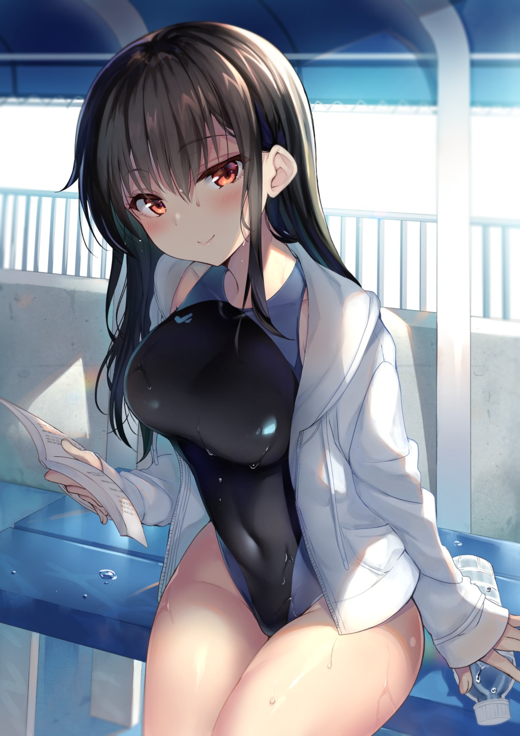 sansyoku_amido. swimsuits wet