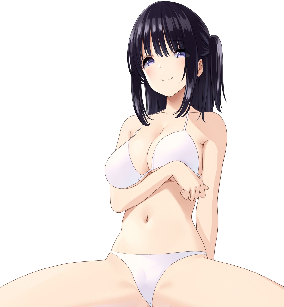 bikini breast_hold cameltoe marui_koishi swimsuits thong