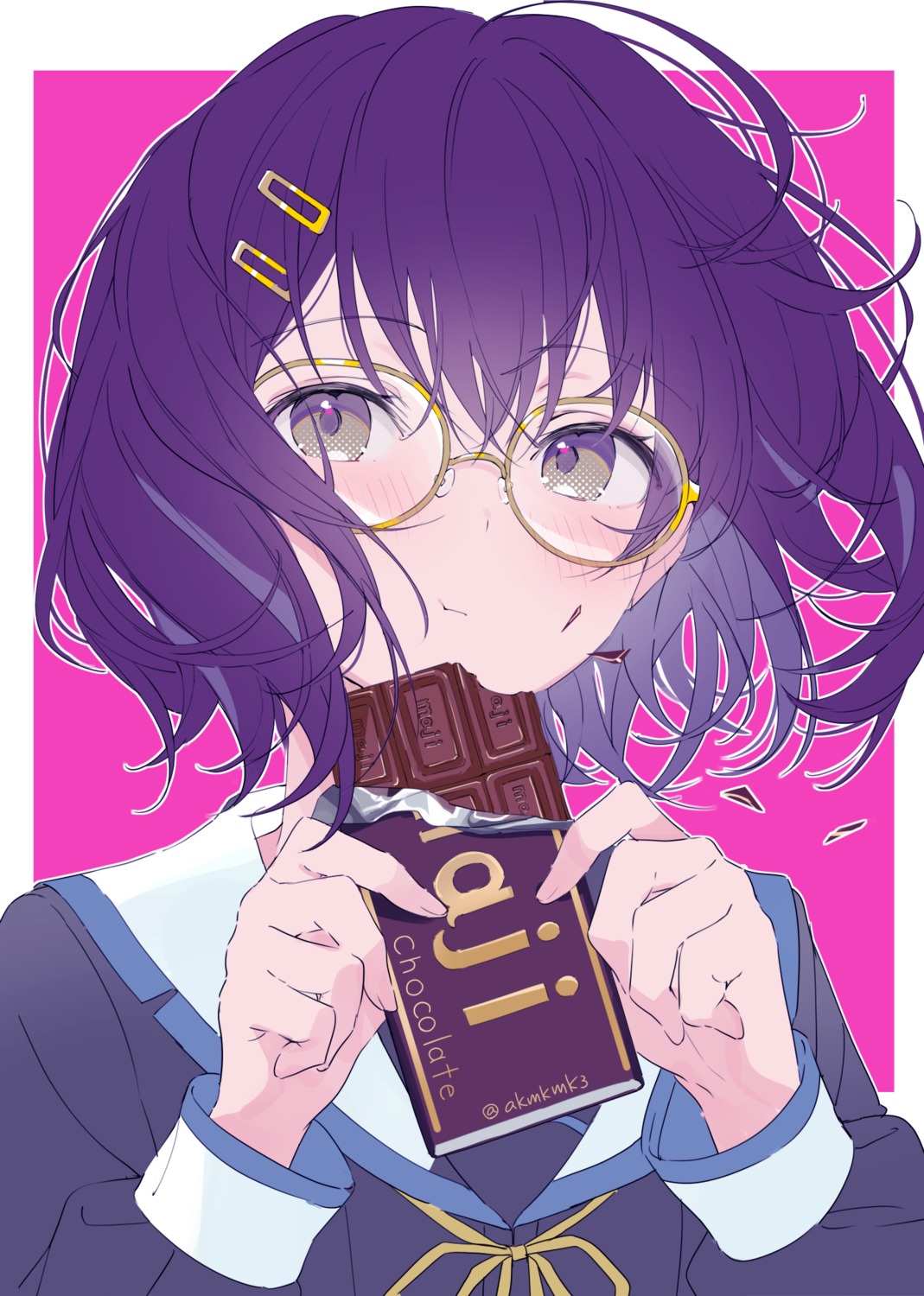 akamoku megane seifuku valentine