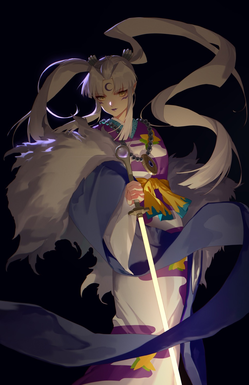 inuyasha kimono sesshoumaru sword thank_star