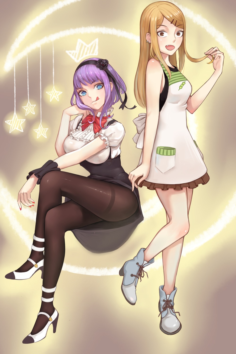 dagashi_kashi endou_saya_(dagashi_kashi) heels pantyhose shidare_hotaru zhano_kun