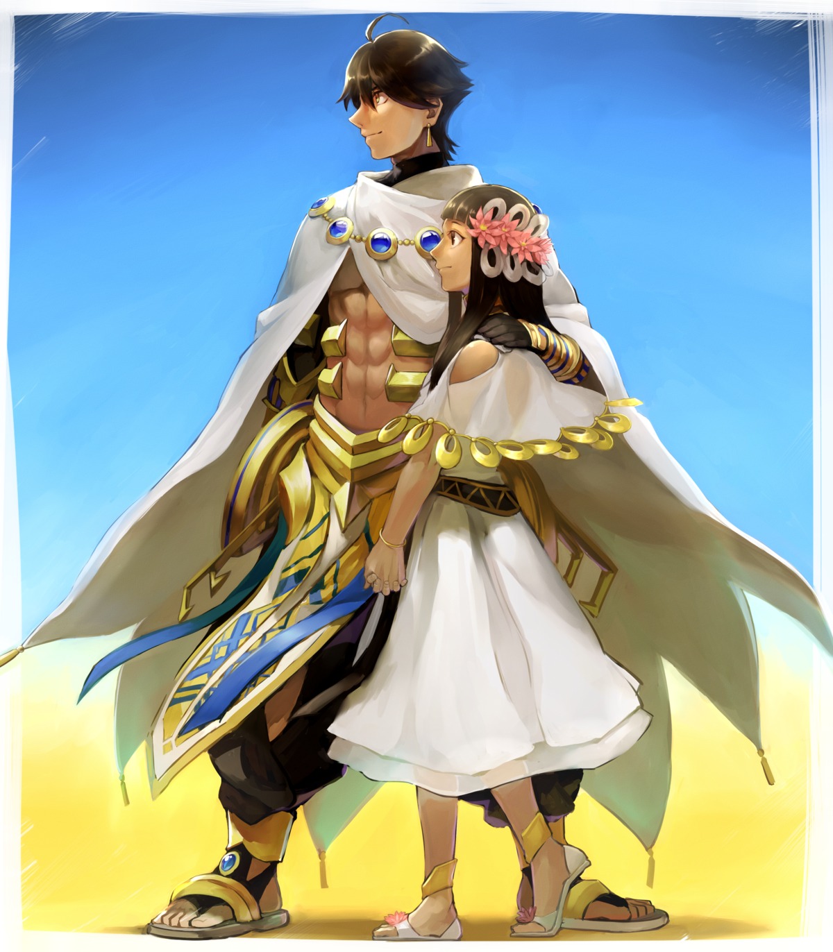 abogado dress fate/grand_order fate/prototype fate/prototype:_fragments_of_blue_and_silver fate/stay_night nefertiti_(fate/prototype:_fragments) ramesses_ii rider_(fate/prototype_fragments) see_through