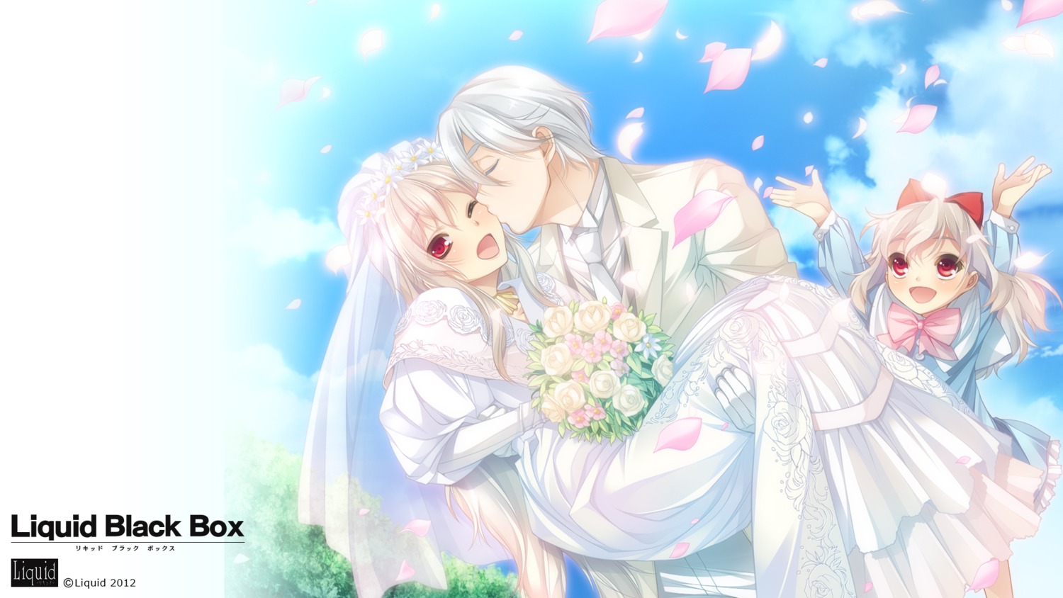 dress kuroishi_ringo liquid mugen_renkan shujinkou_(mugen_renkan) wallpaper wedding_dress zowabo