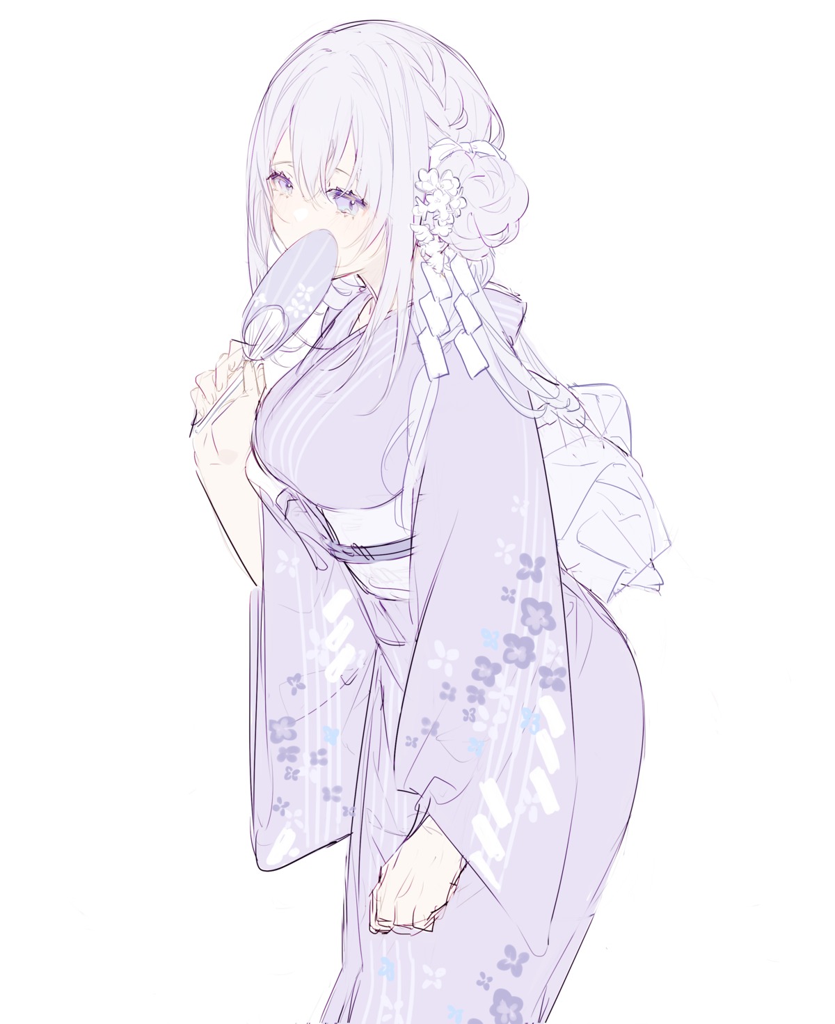 miyuki_(miyuki0529) sketch yukata