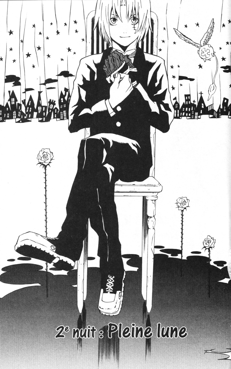 allen_walker d.gray-man hoshino_katsura male monochrome timcanpy