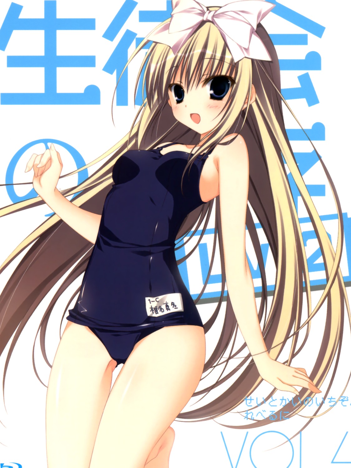 inugami_kira school_swimsuit seitokai_no_ichizon shiina_mafuyu swimsuits