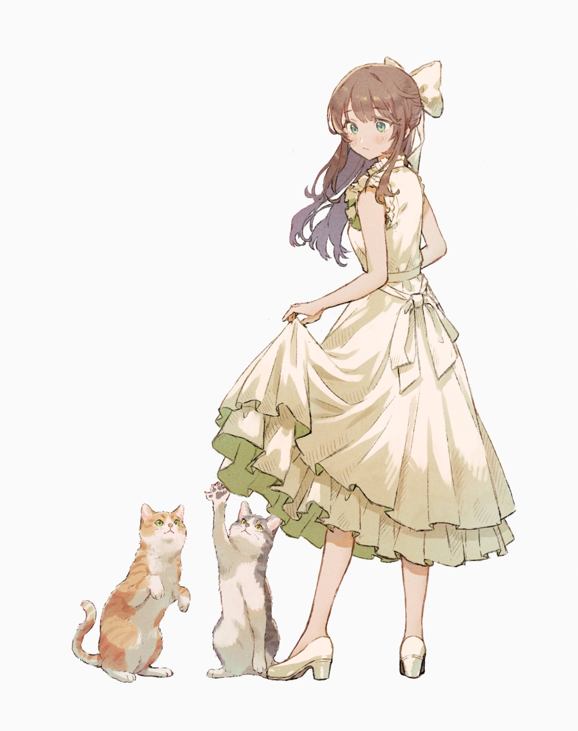 dress heels neko saino skirt_lift