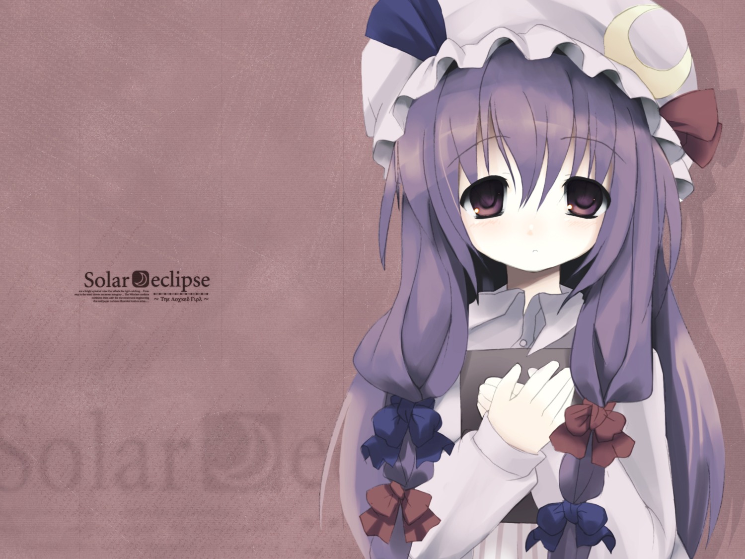 patchouli_knowledge siro touhou wallpaper