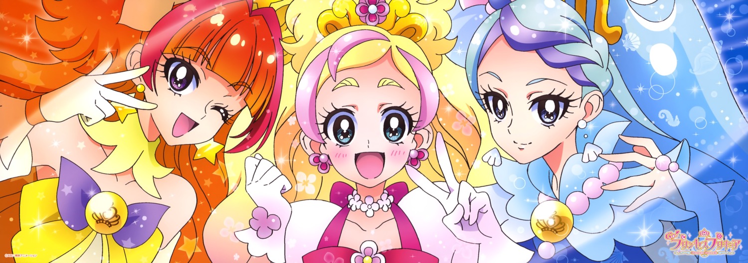 amanogawa_kirara dress go!_princess_pretty_cure haruno_haruka kaidou_minami pretty_cure