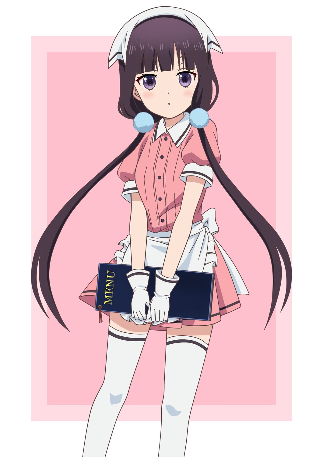 blend_s sakuranomiya_maika tagme thighhighs waitress