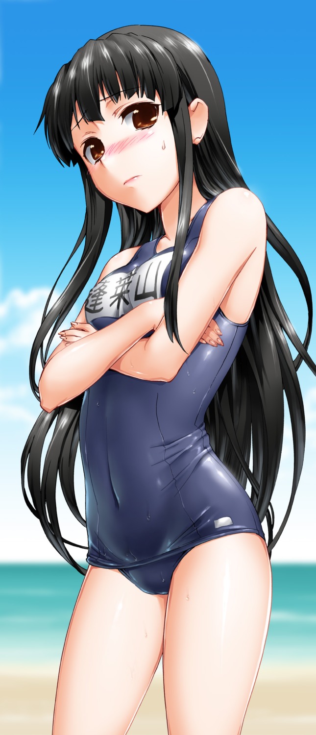 byeontae_jagga houraisan_kaguya school_swimsuit swimsuits touhou