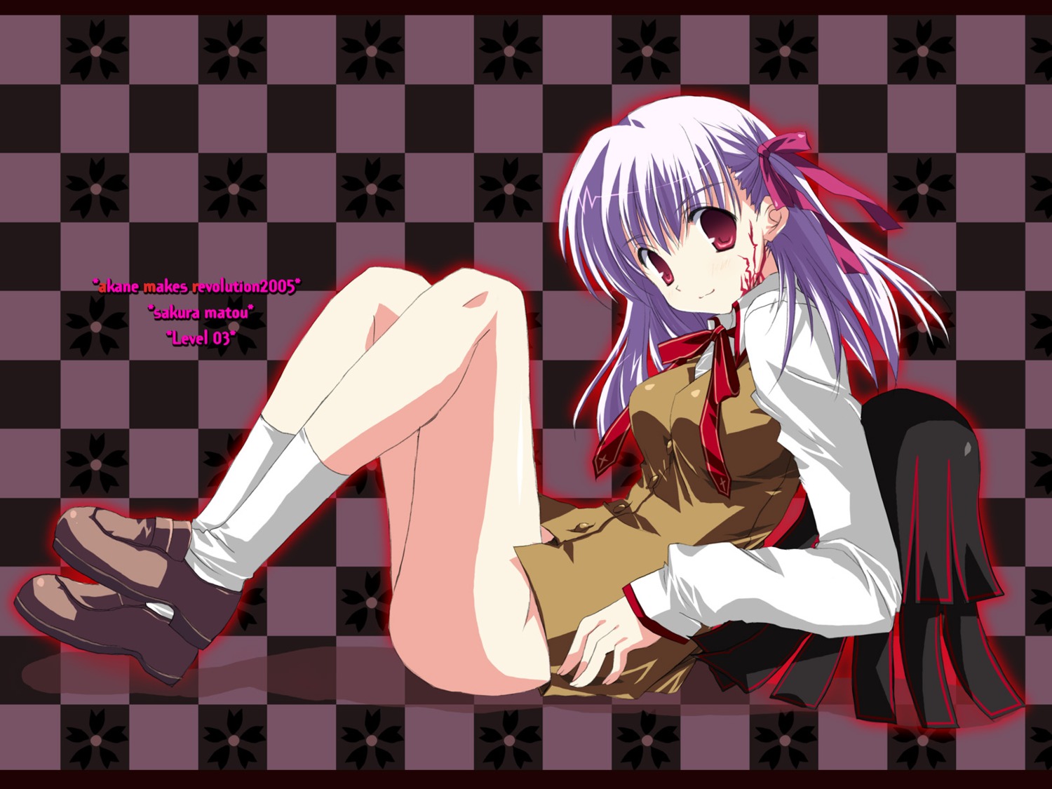 bottomless dark_sakura fate/stay_night ikegami_akane matou_sakura seifuku wallpaper