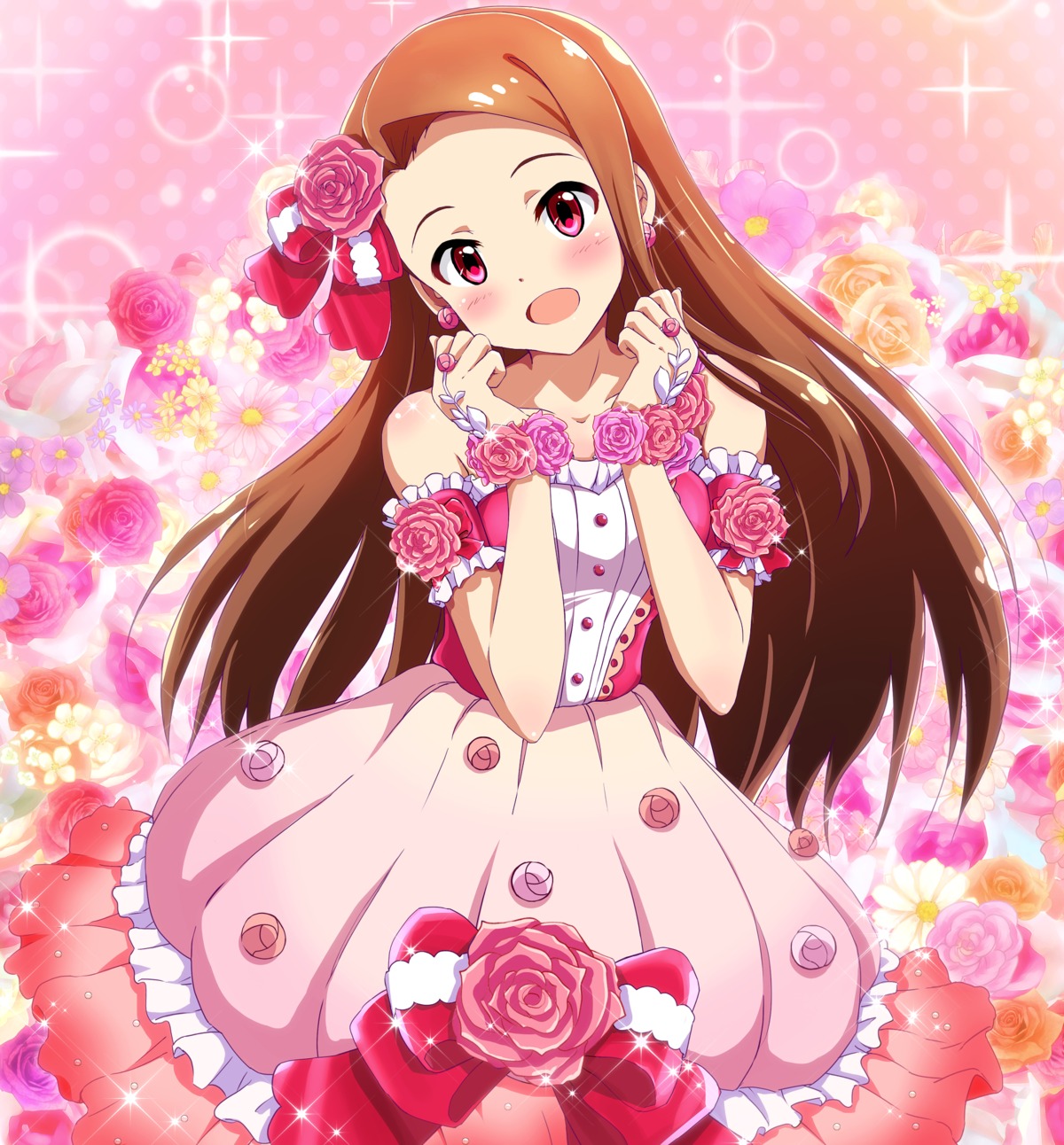 araburu-hinadori minase_iori the_idolm@ster