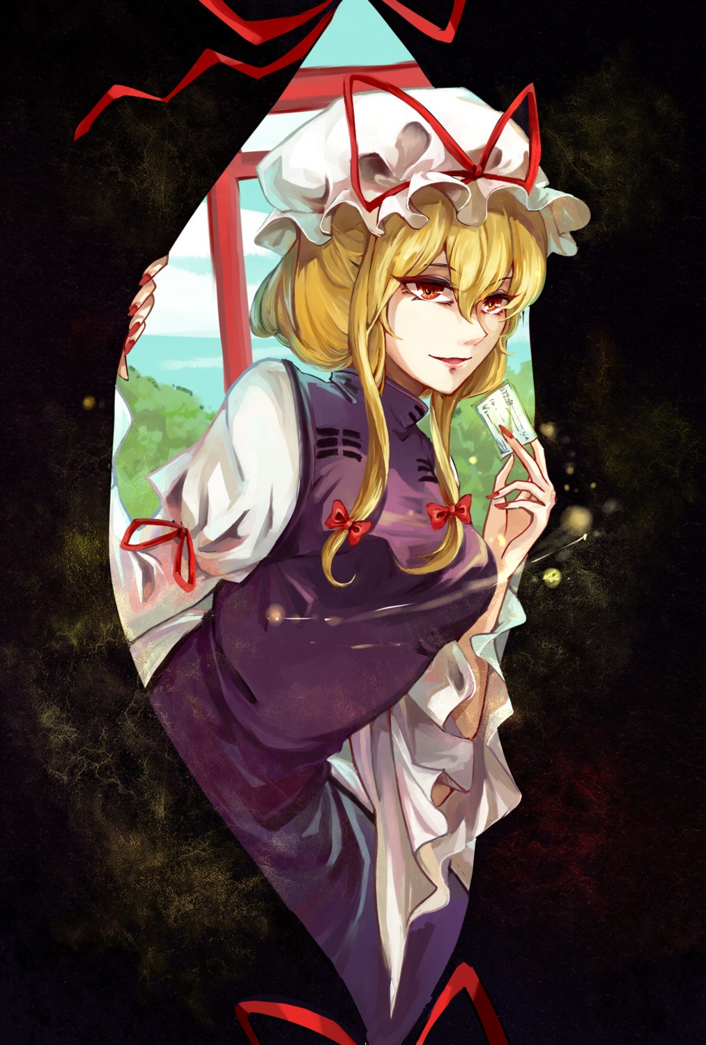 aili_(aliceandoz) touhou yakumo_yukari