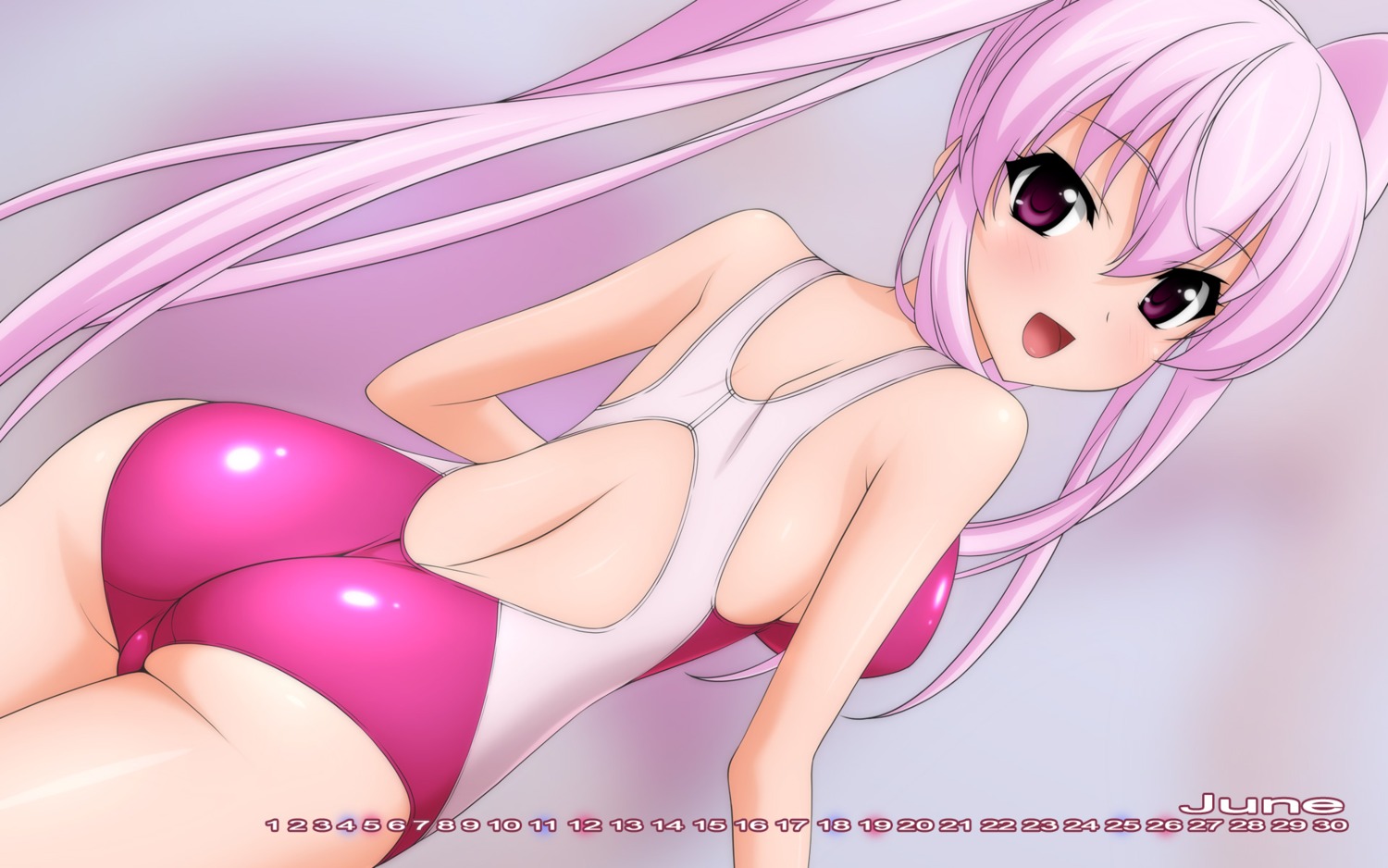 ass calendar kisaragi_alice swimsuits wallpaper wave_ride