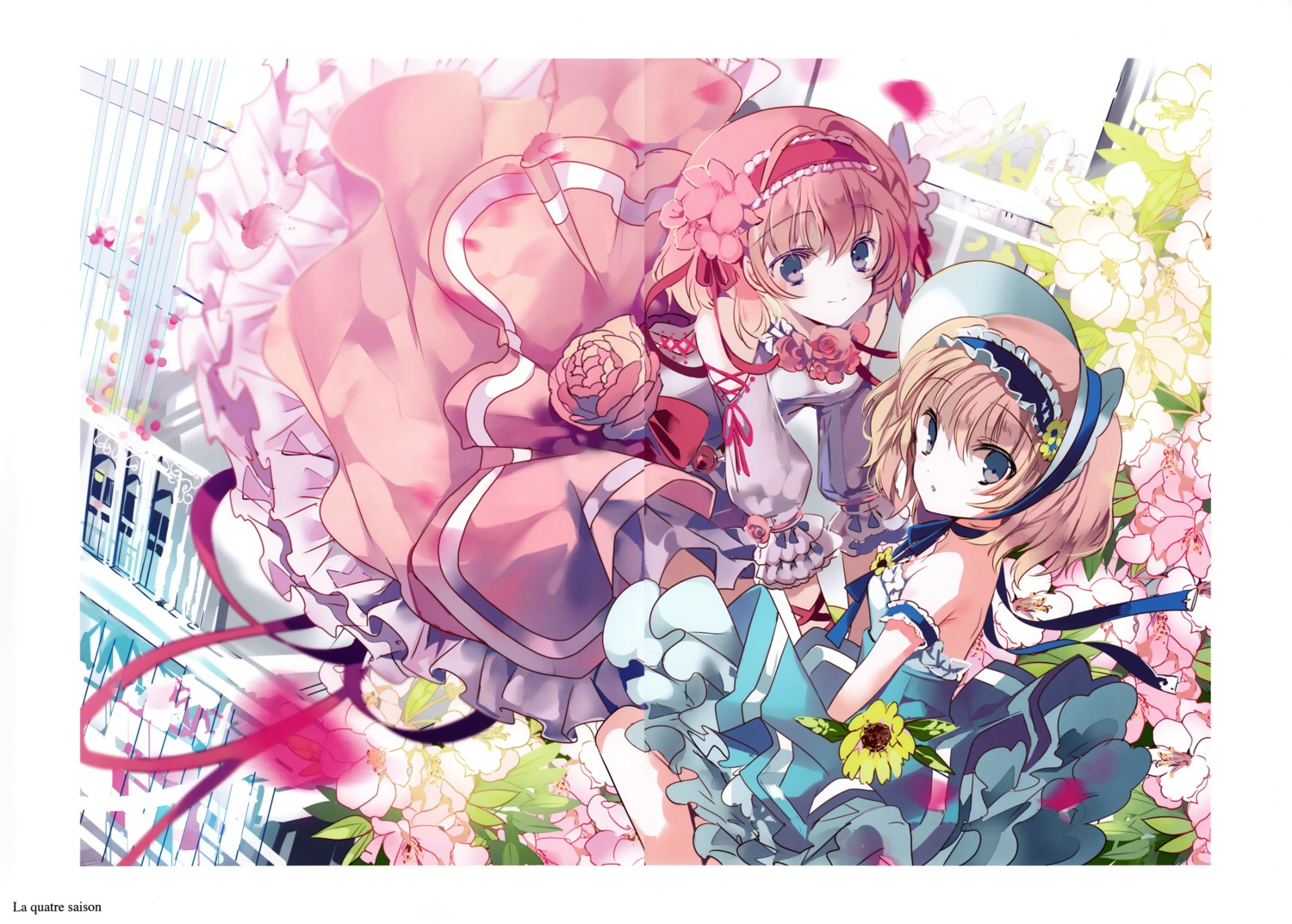 alice_margatroid alice_margatroid_(young) cierra_(artist) dress gap no_bra ringlet touhou