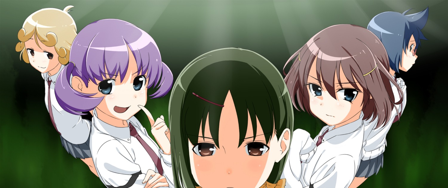 chikuisi hanada_kirame megane saki saki_achiga-hen seifuku shirouzu_mairu tsuruta_himeko yasukouchi_yoshiko