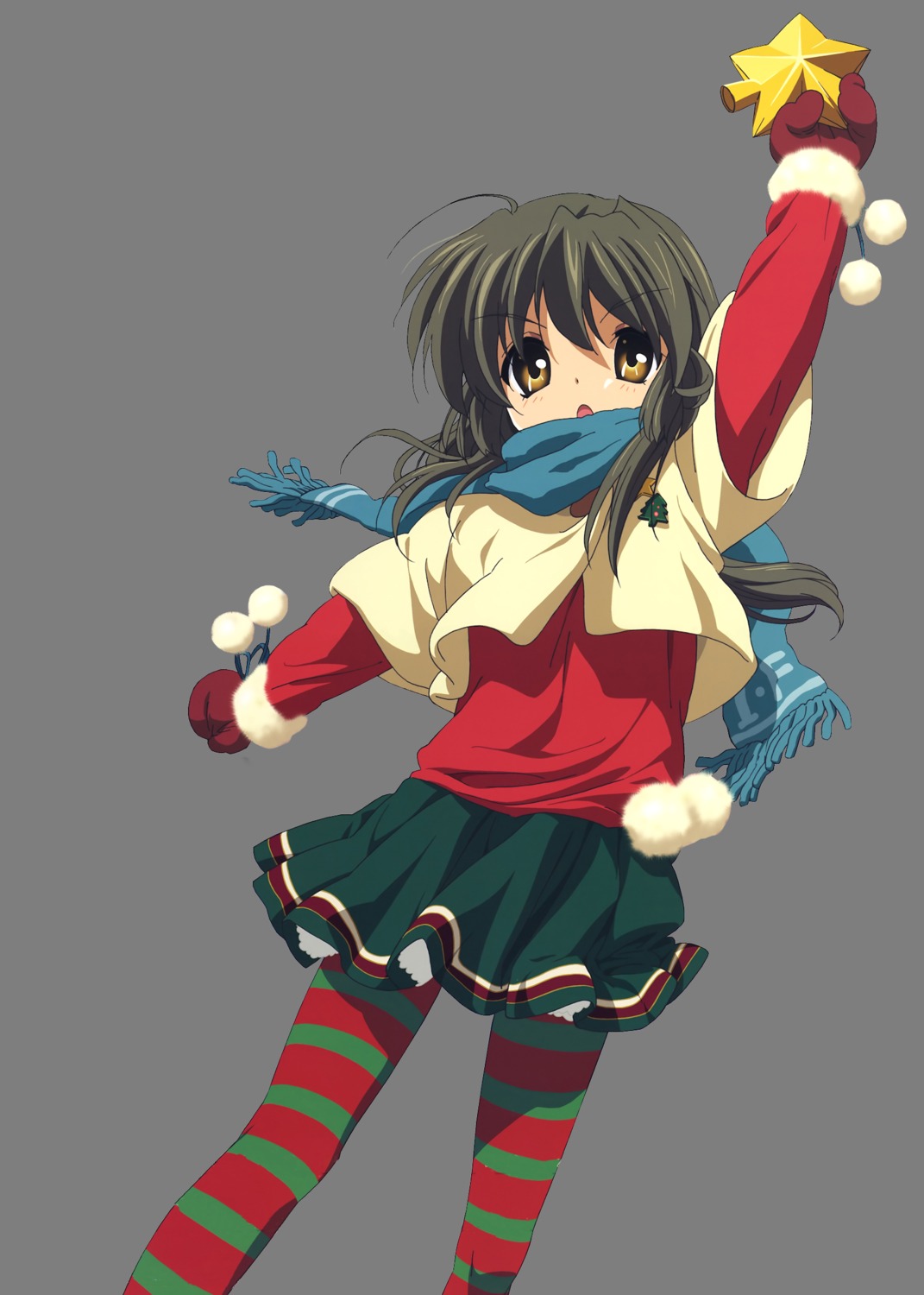 christmas clannad ibuki_fuuko transparent_png