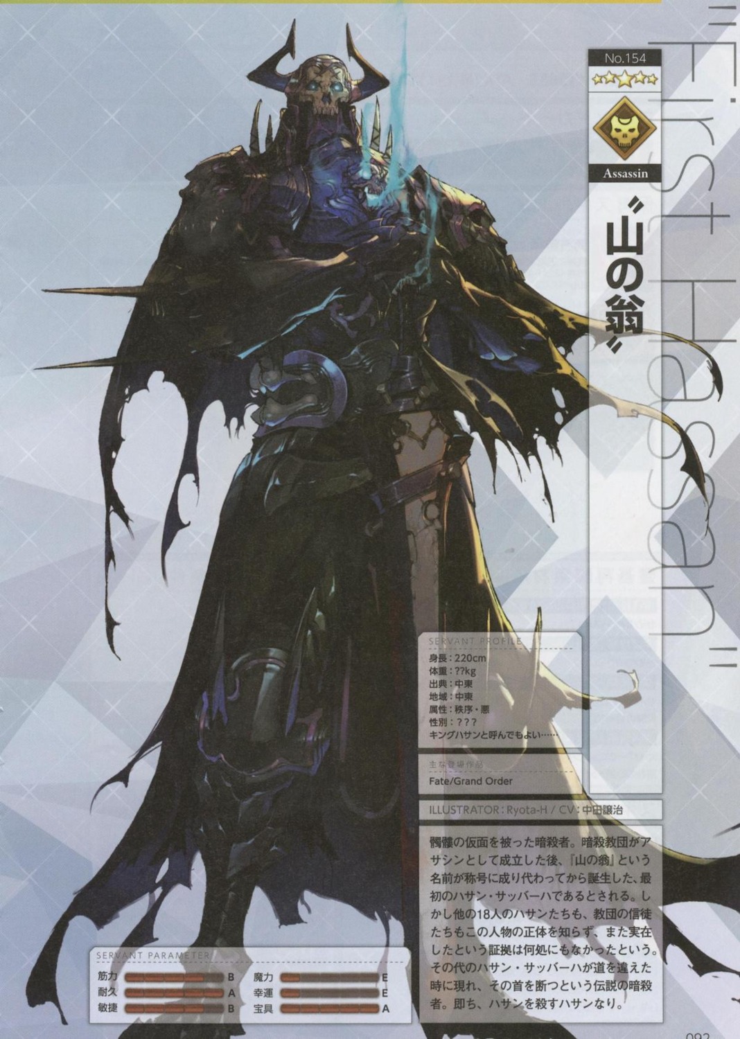 Ryota H Fate Grand Order King Hassan Fate Grand Order Male Profile Page Yande Re