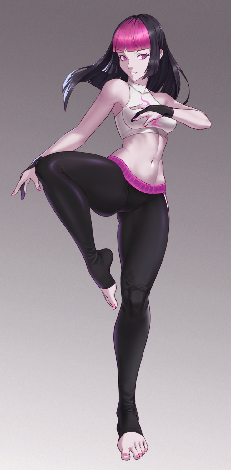 cheshirrr gym_uniform han_juri street_fighter