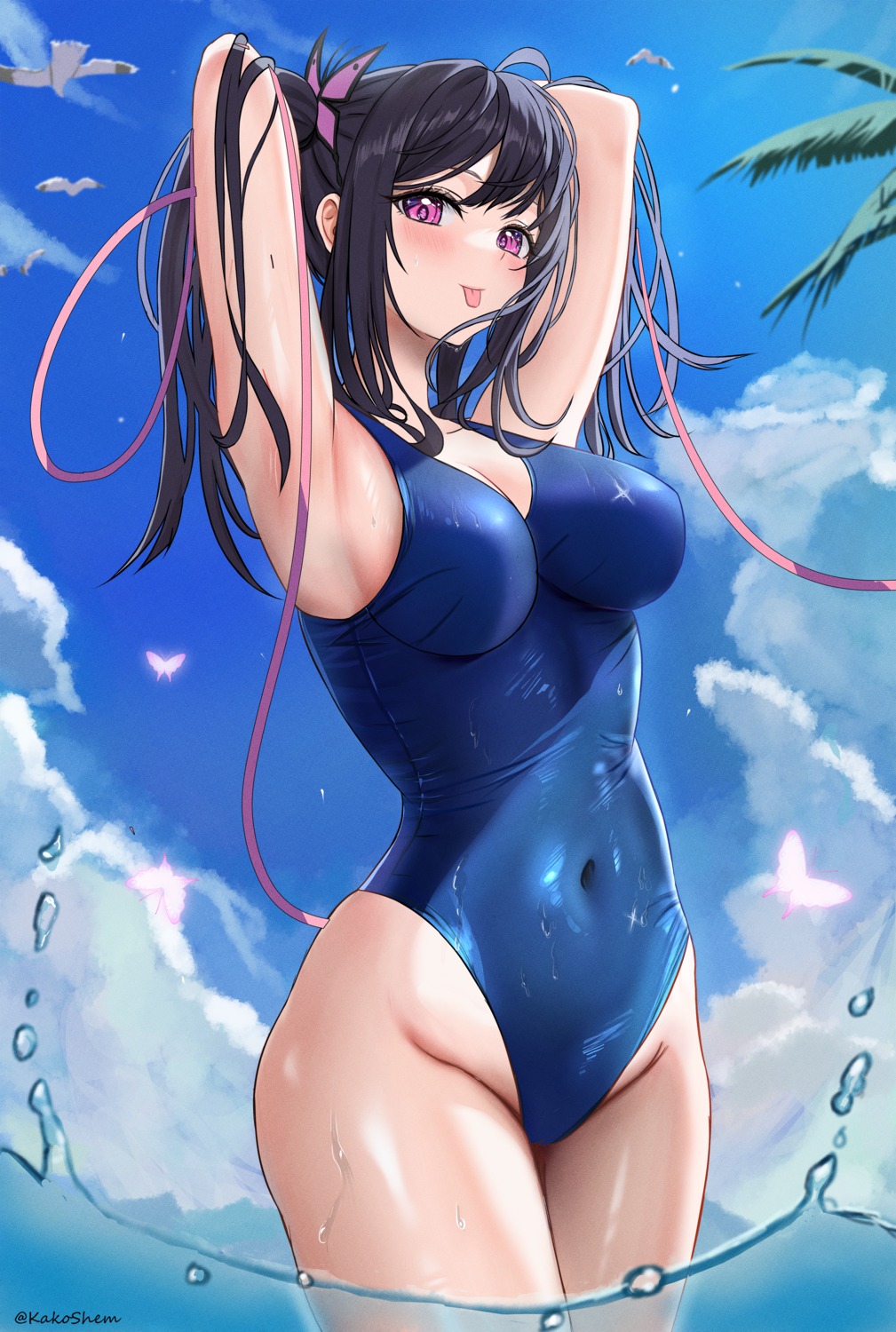 shem_kako swimsuits wet